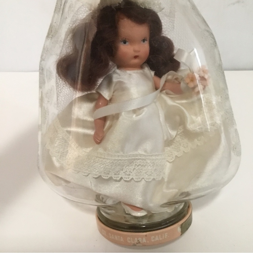 Dollcraft Dolls With A Story BRIDE #163 In Jar Hearts Santa Clara Calif VTG